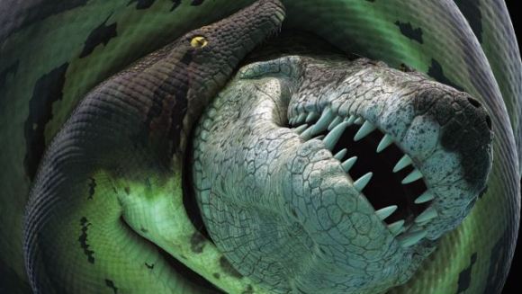 Crocodilul uriaş vs. şarpele gigantic: bătăliile subacvatice de acum 60 de milioane de ani