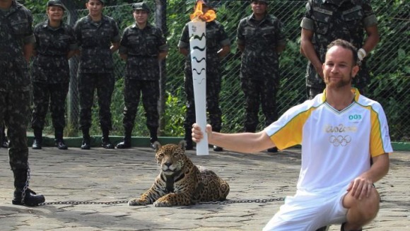 Jaguar împușcat mortal, în timpul ceremoniei JO 2016